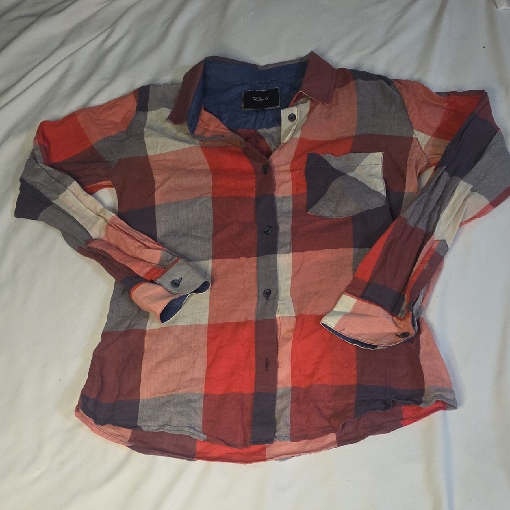 Rails Red White Blue Plaid Shirt
